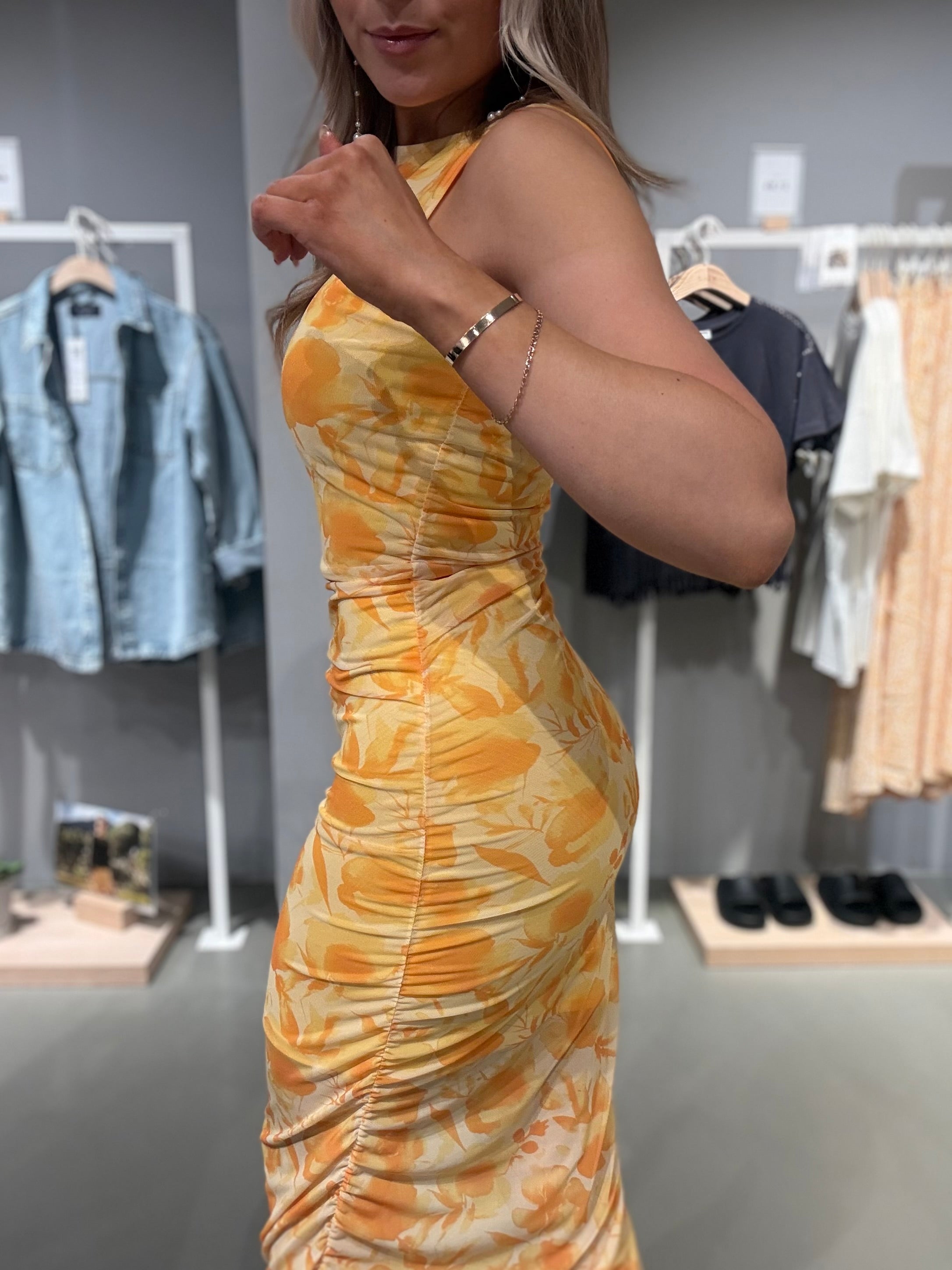 PCALLY Long Dress - French Vanilla